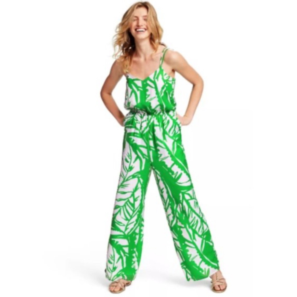 Lilly Pulitzer × Target Green Dalia Print Jumpsuit size XS